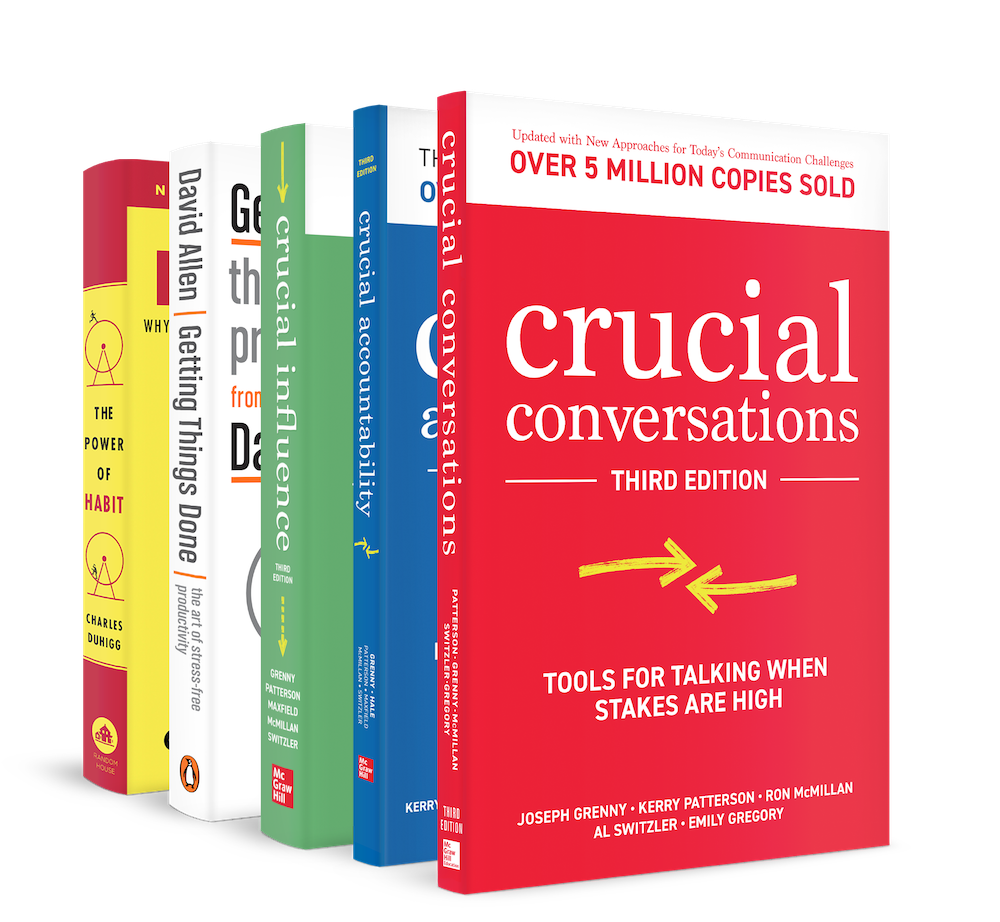 The collection of bestselling books behind our training programmes